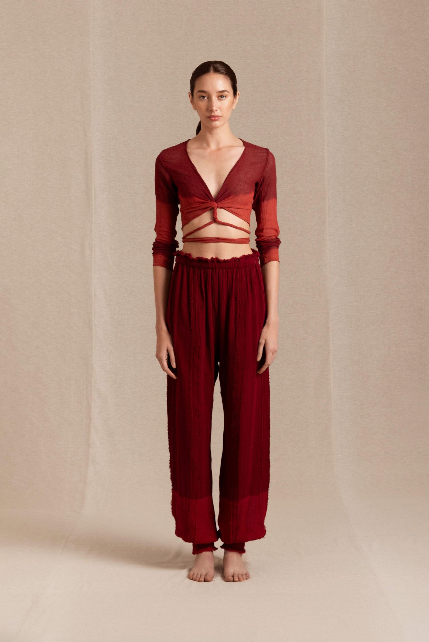 LAHUN TOP - CHERRY TIE DYE