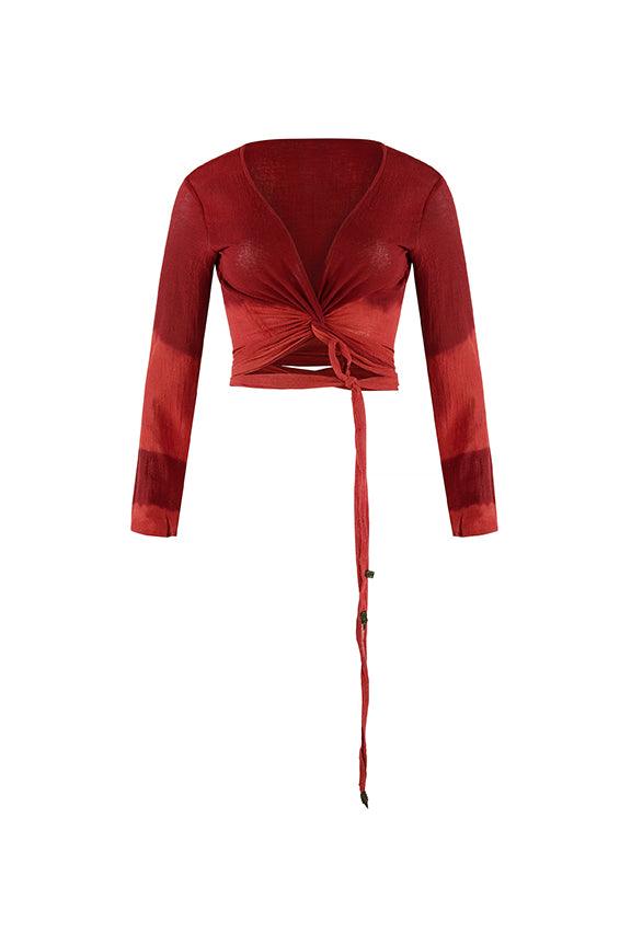 LAHUN TOP - CHERRY TIE DYE Product Image