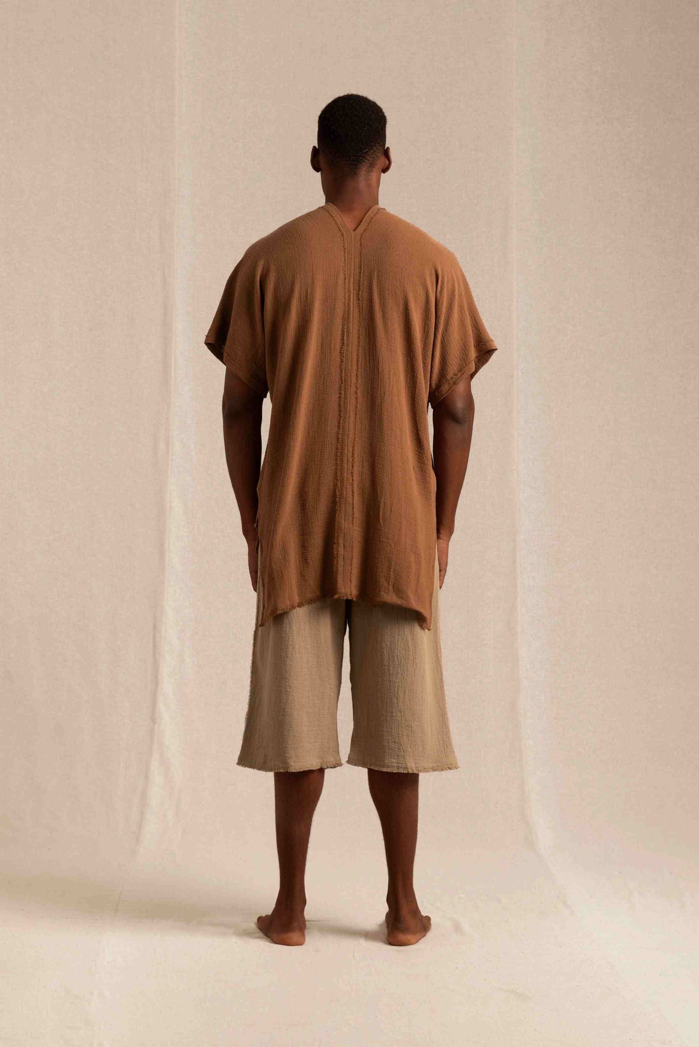 Makulan Shirt Cotton Gauze - Monks Robe