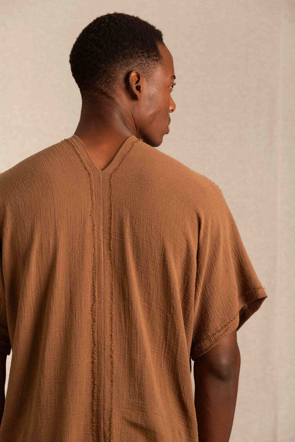 Makulan Shirt Cotton Gauze - Monks Robe