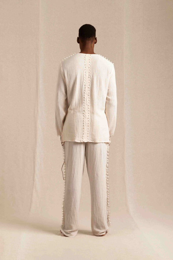 Haab Pants Cotton Jute - Natural