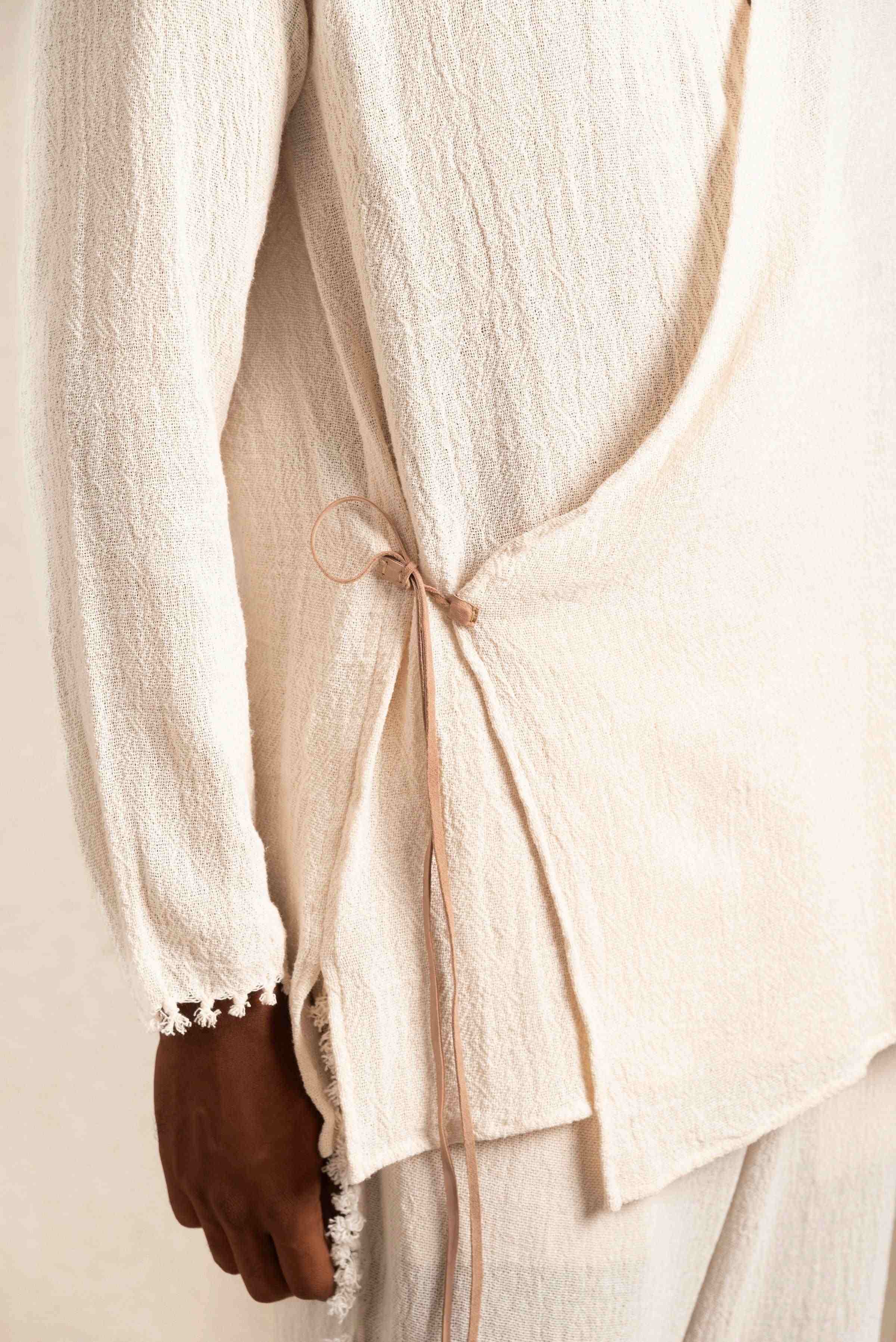 Merey Shirt Artisanal Cotton - Natural