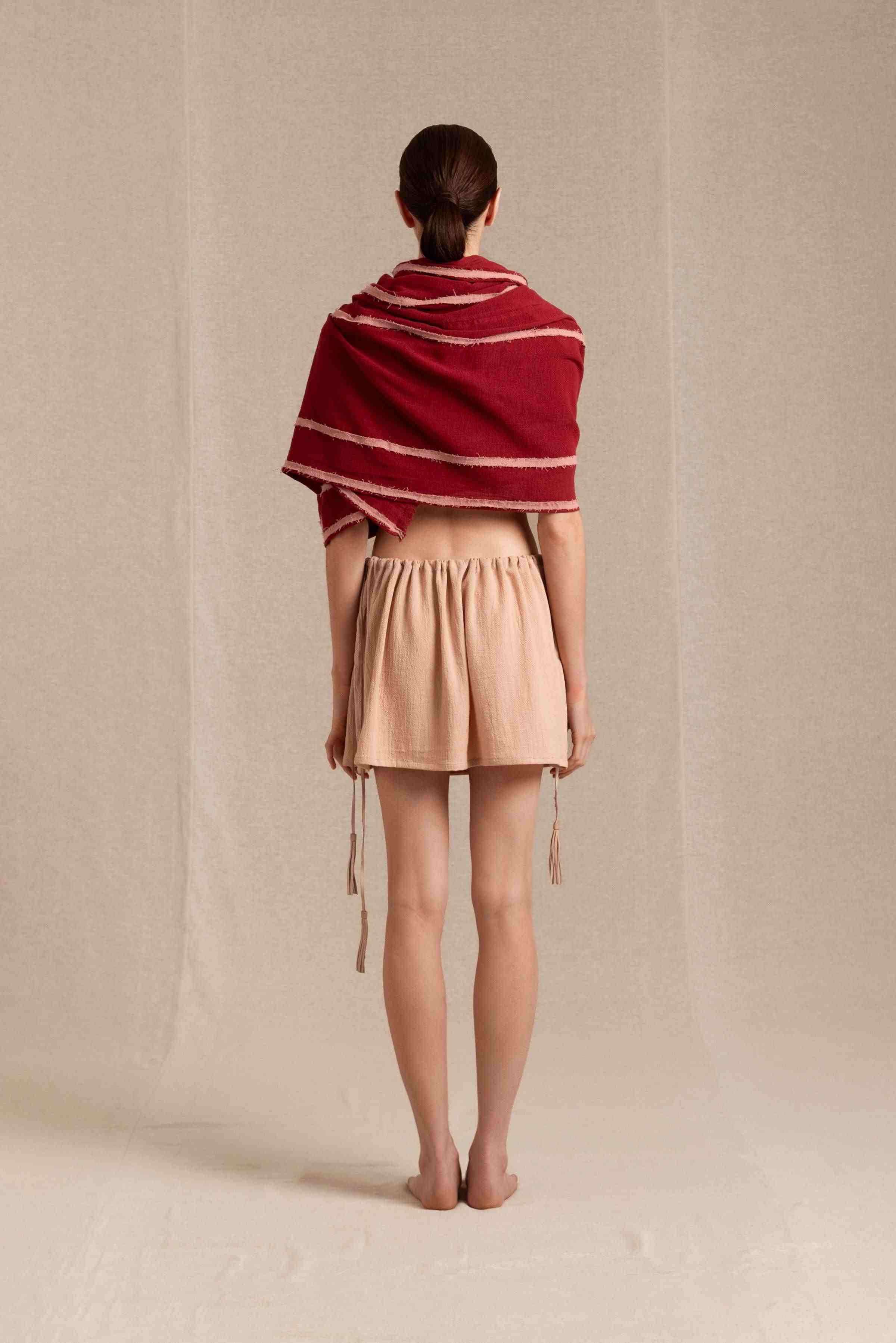 Nicteel Skirt Artisanal Cotton - Antique Rose