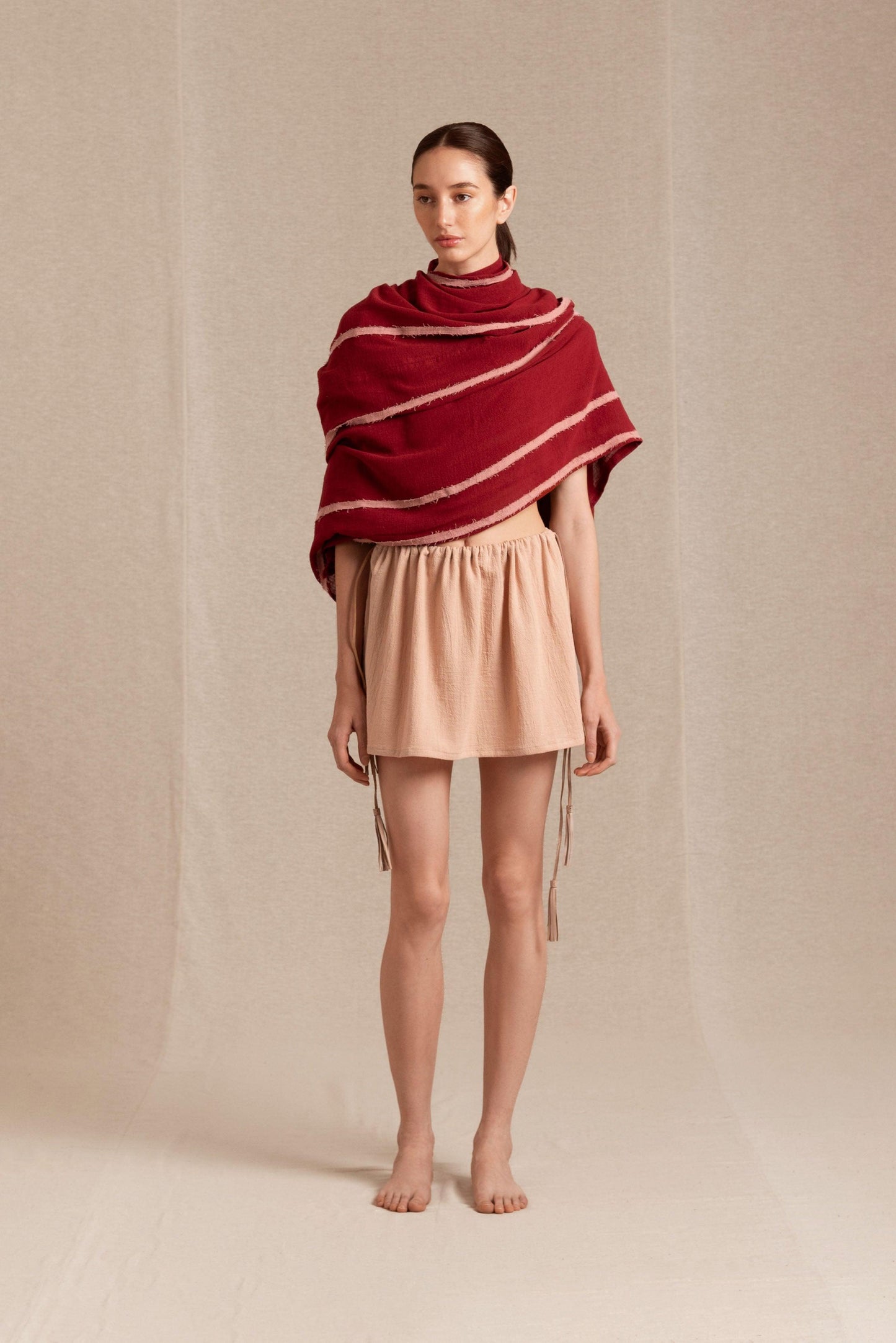 NICTEEL SKIRT - ANTIQUE ROSE