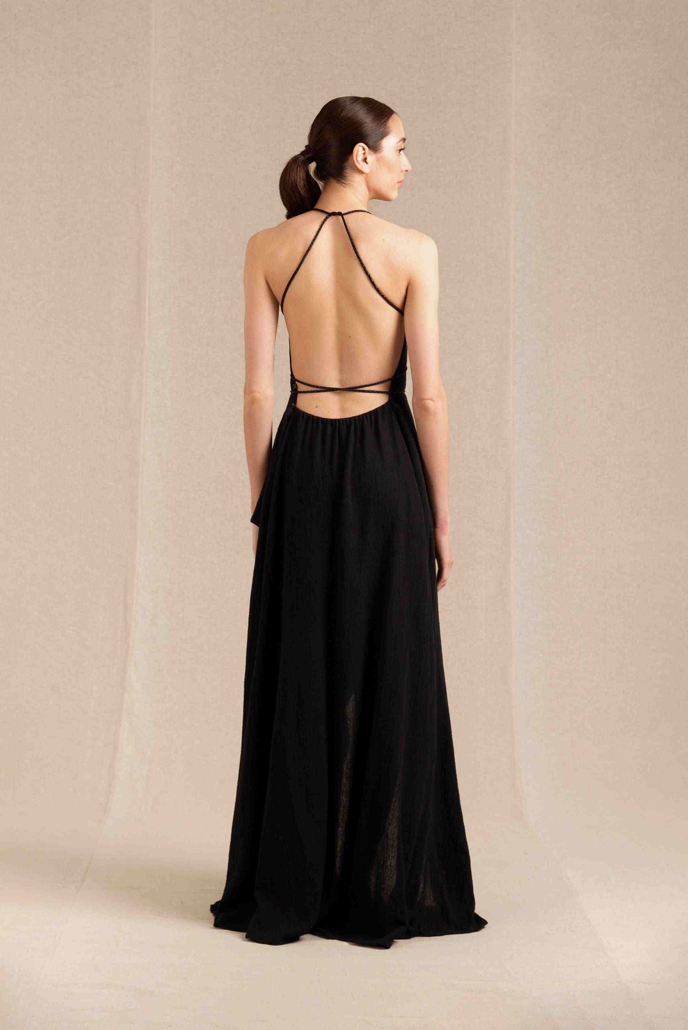 PAKAKU DRESS - BLACK