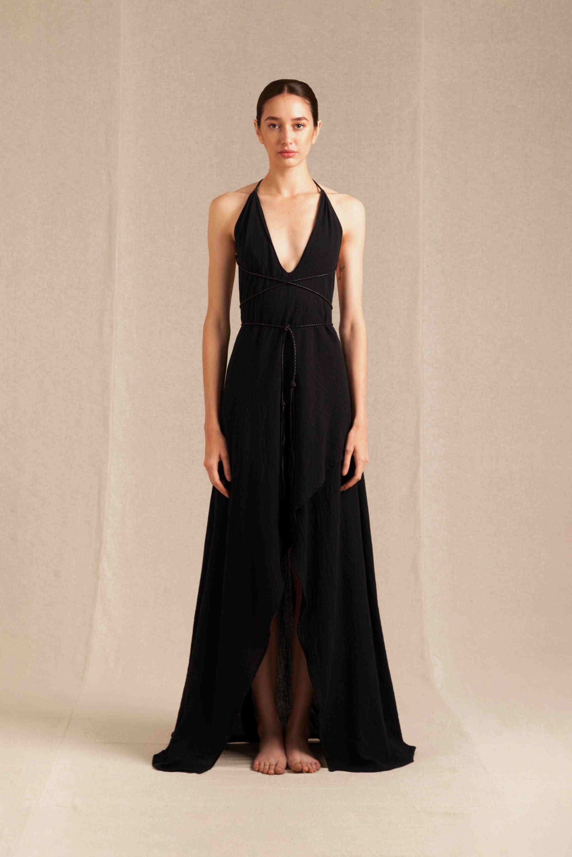 PAKAKU DRESS - BLACK
