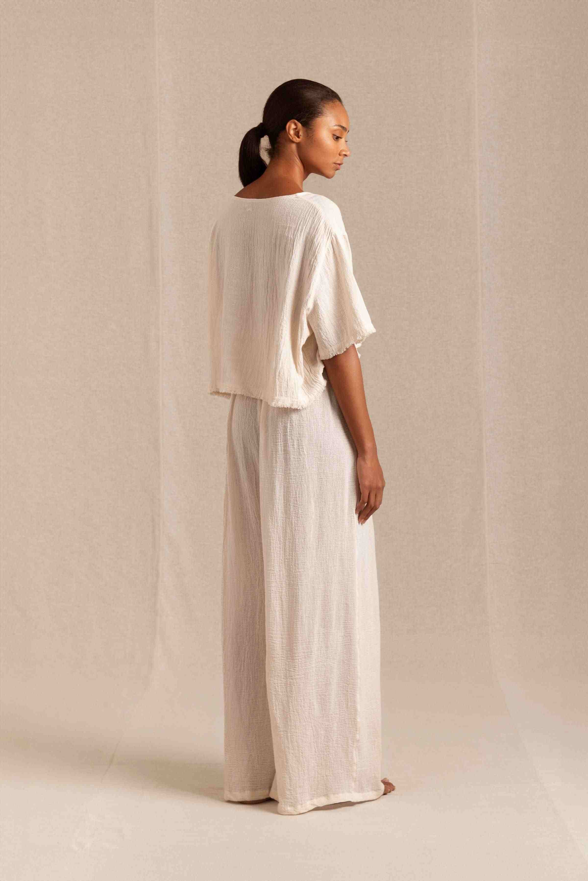 Pani Top Artisanal Cotton - Natural