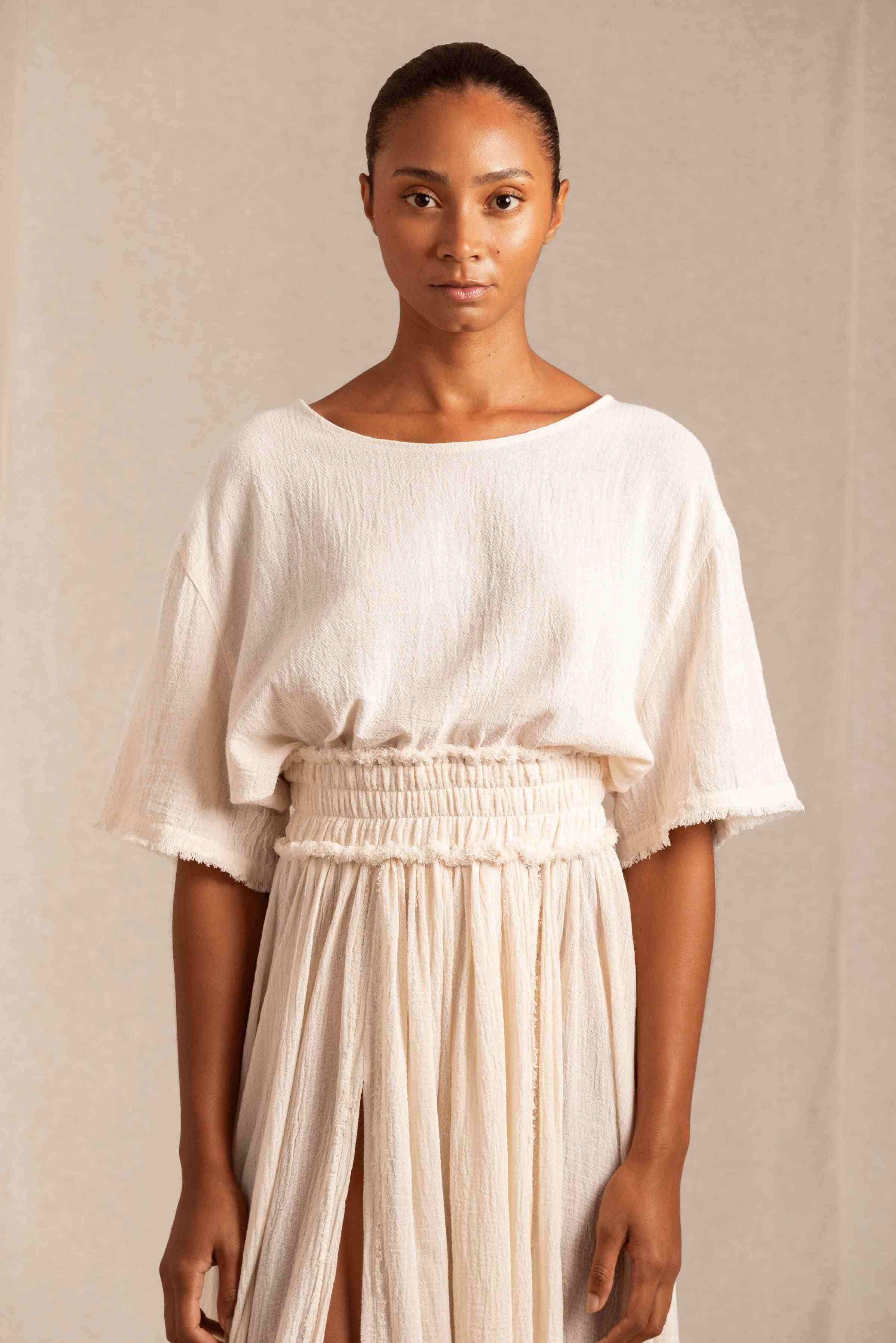 Pani Top Artisanal Cotton - Natural