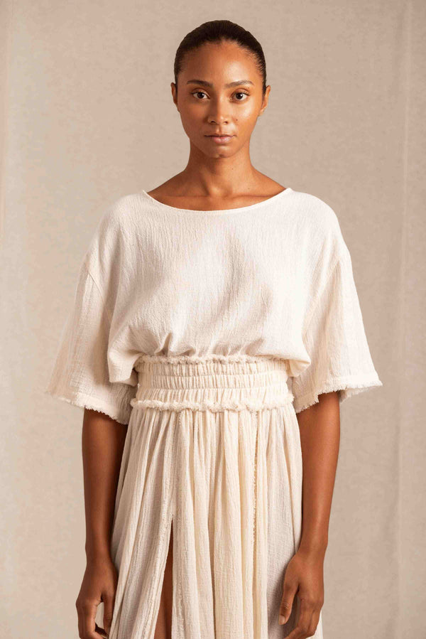 Pani Top Artisanal Cotton - Natural