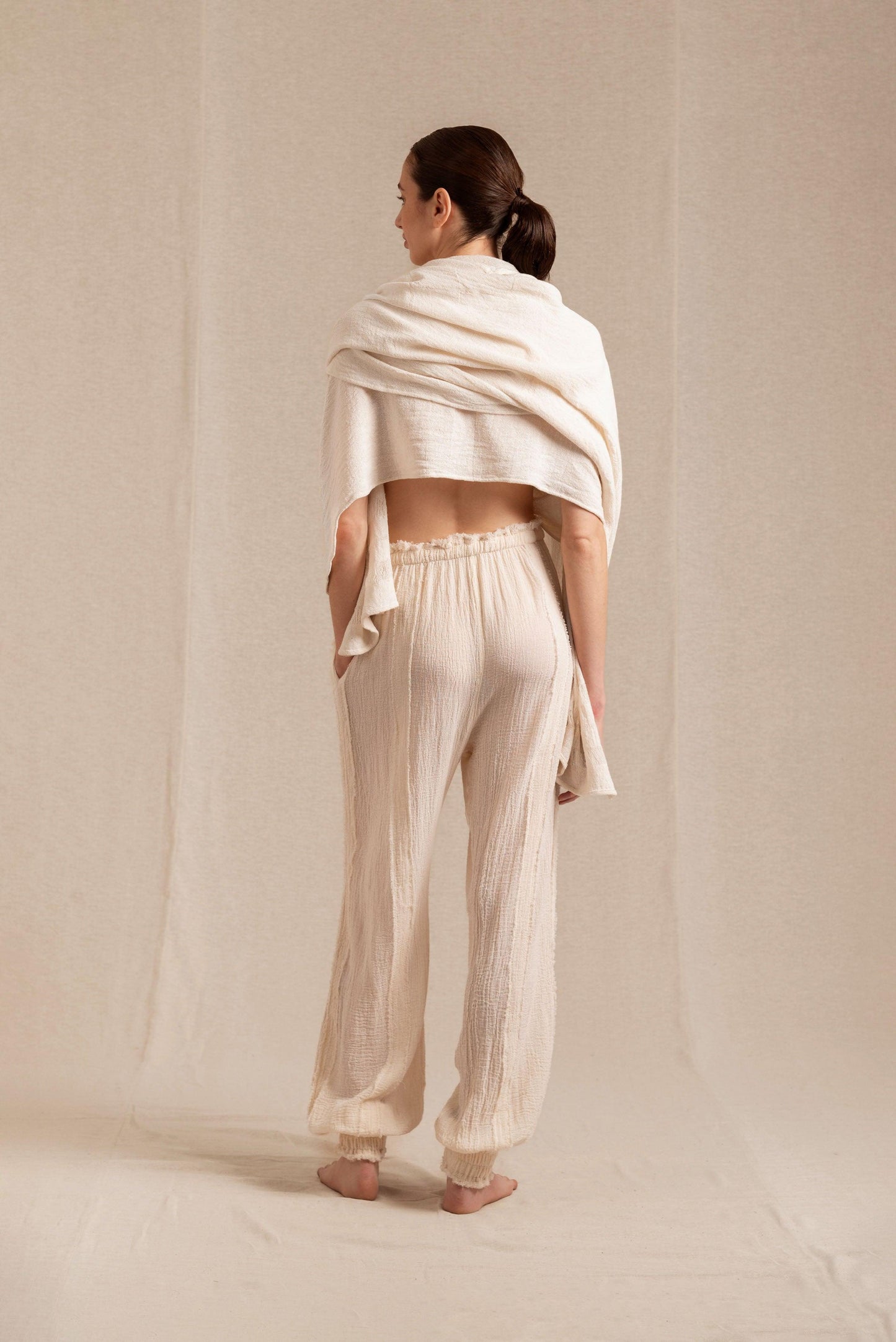 SIBINCHE PANTS - NATURAL