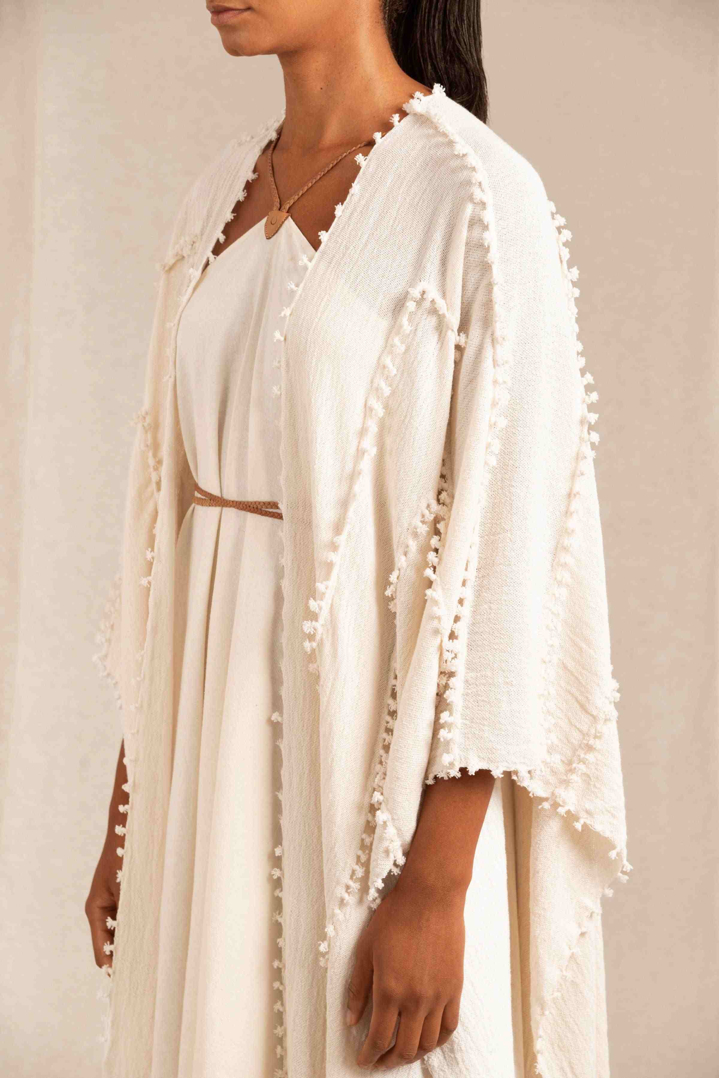 Yalchen Knots Cape Cotton Jute - Natural