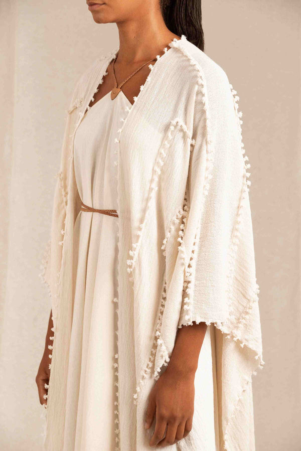 Yalchen Knots Cape Cotton Jute - Natural