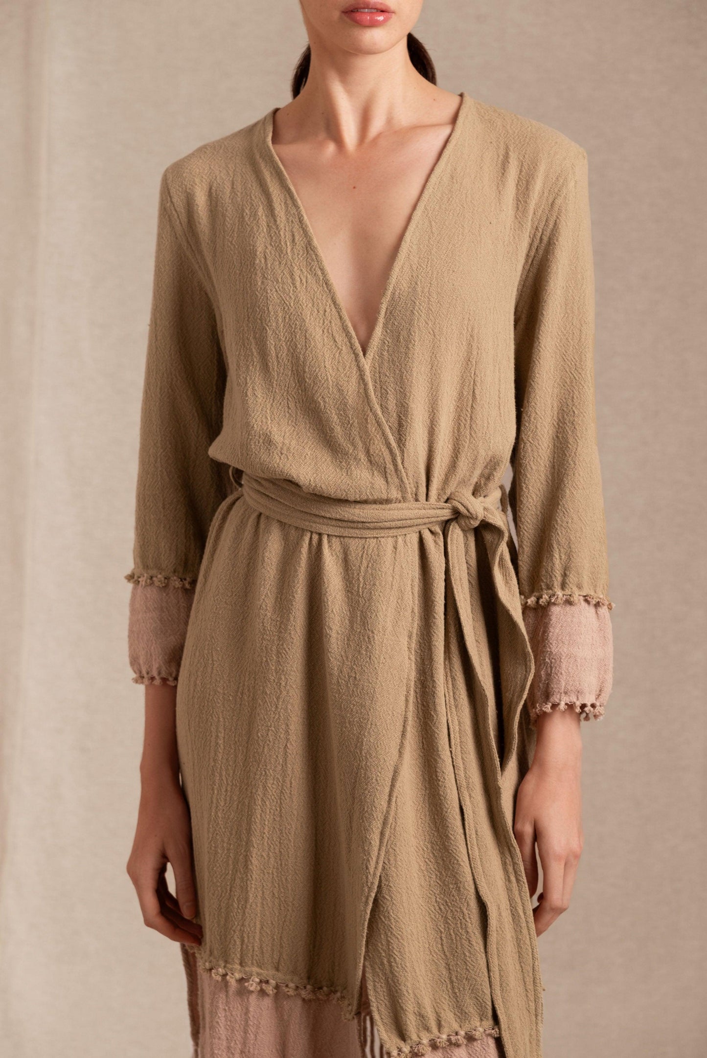 SUHAY COAT - ANTIQUE ROSE / SEPIA TINT