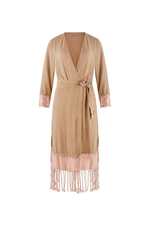 SUHAY COAT - ANTIQUE ROSE / SEPIA TINT