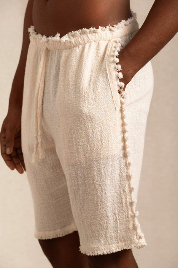 Tankelem Shorts Cotton Jute - Natural
