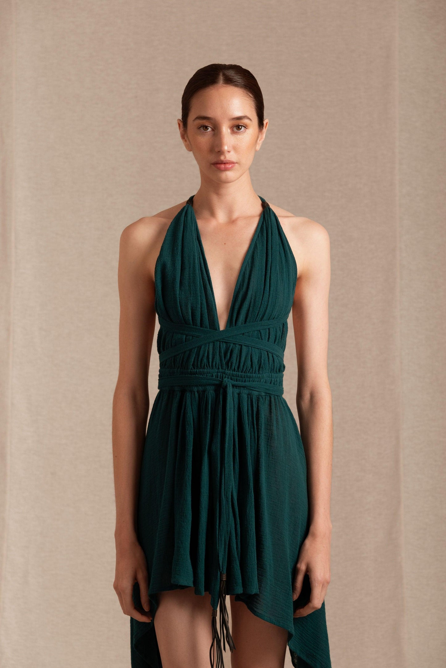 TSIKBAL DRESS - ALPINE GREEN