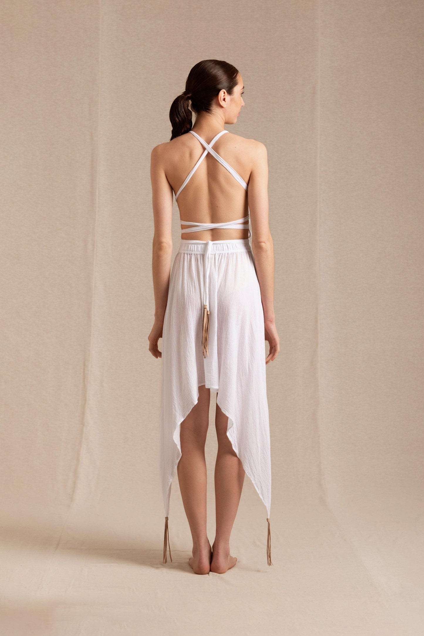 TSIKBAL DRESS - WHITE