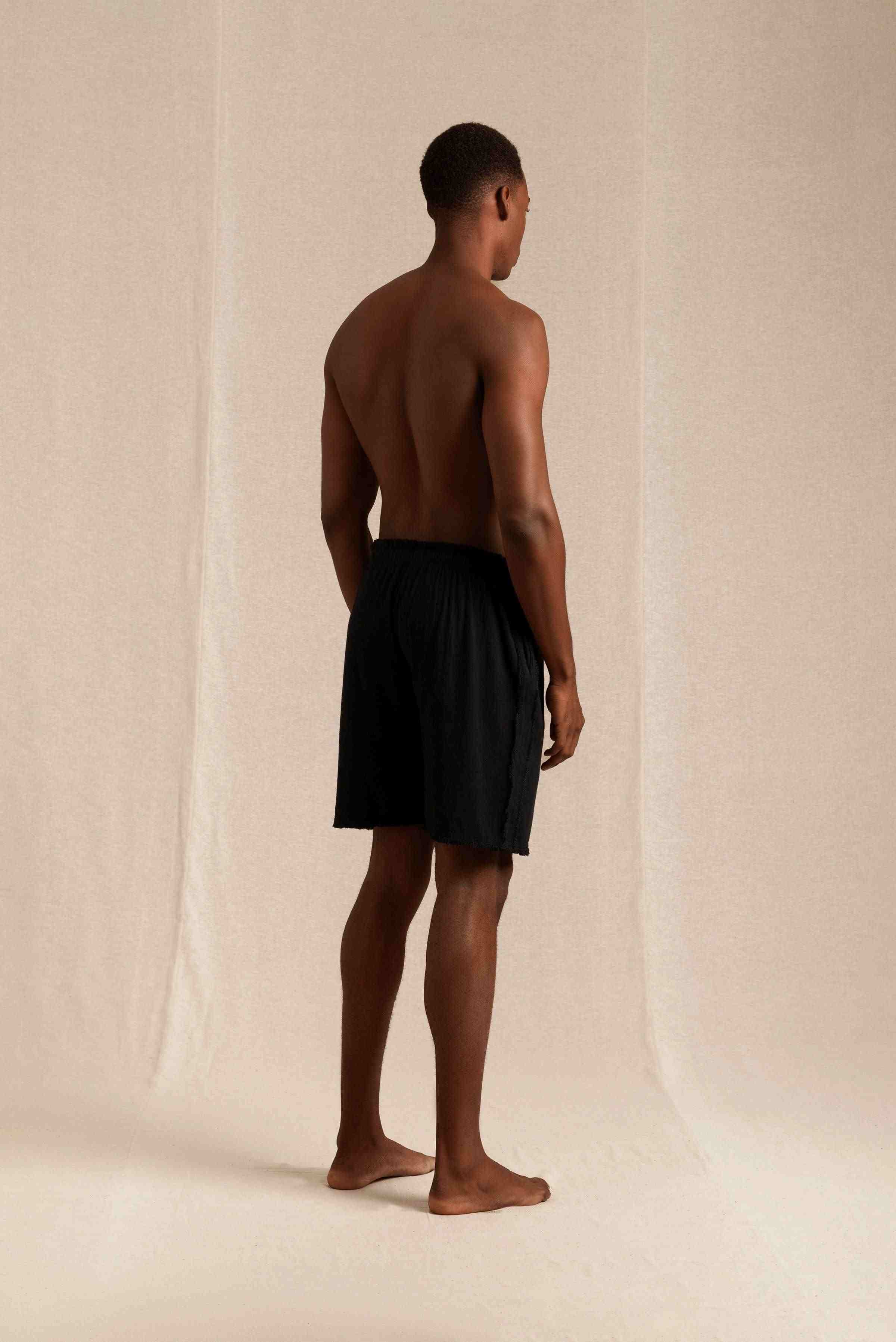 Tuub Shorts Artisanal Cotton - Black