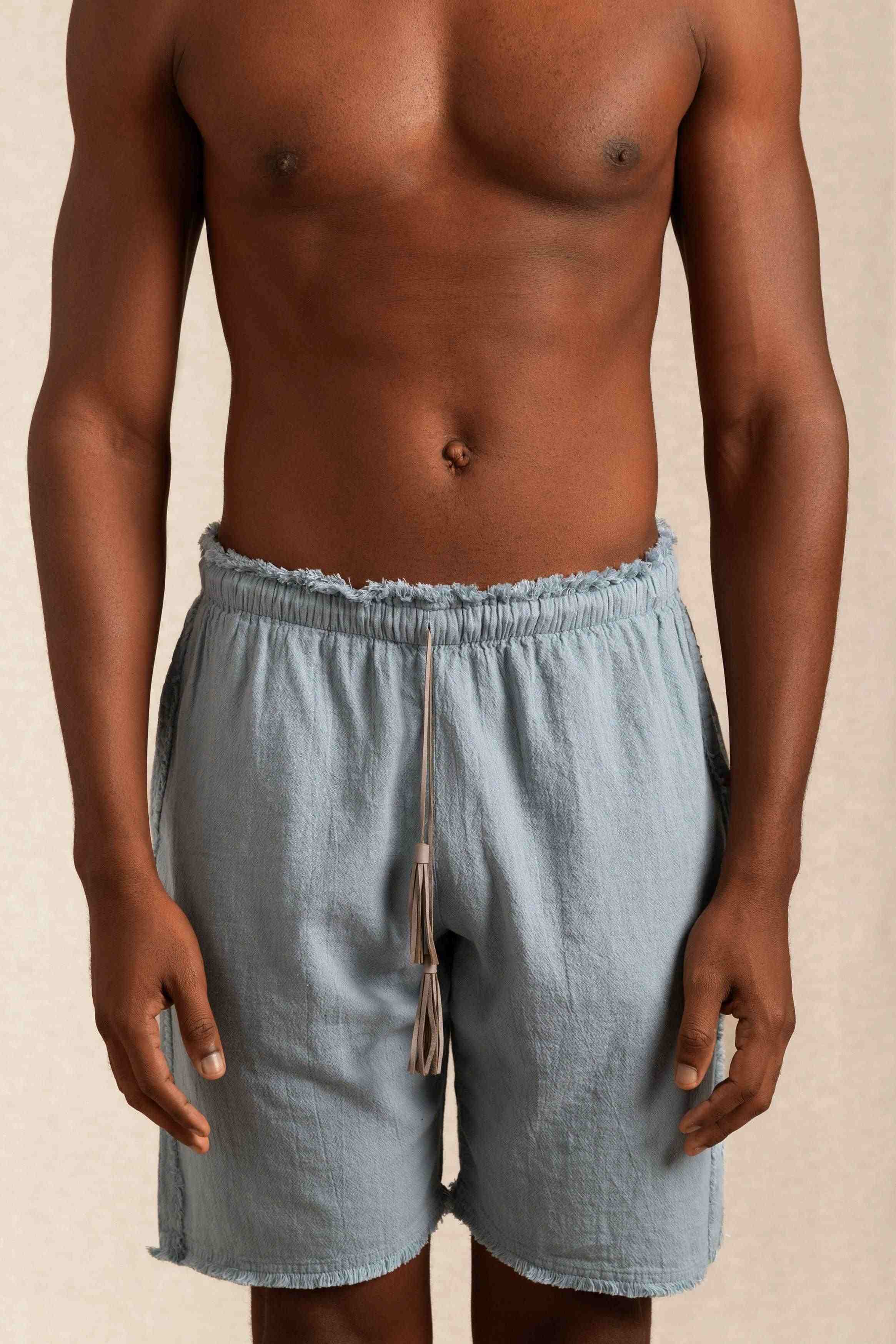 Tuub Shorts Artisanal Cotton - Blue Heaven
