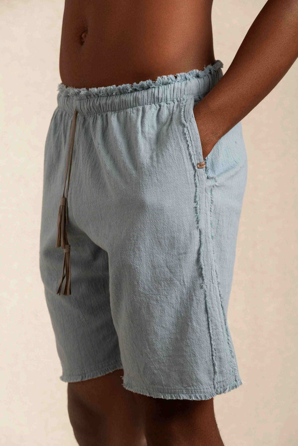 Tuub Shorts Artisanal Cotton - Blue Heaven