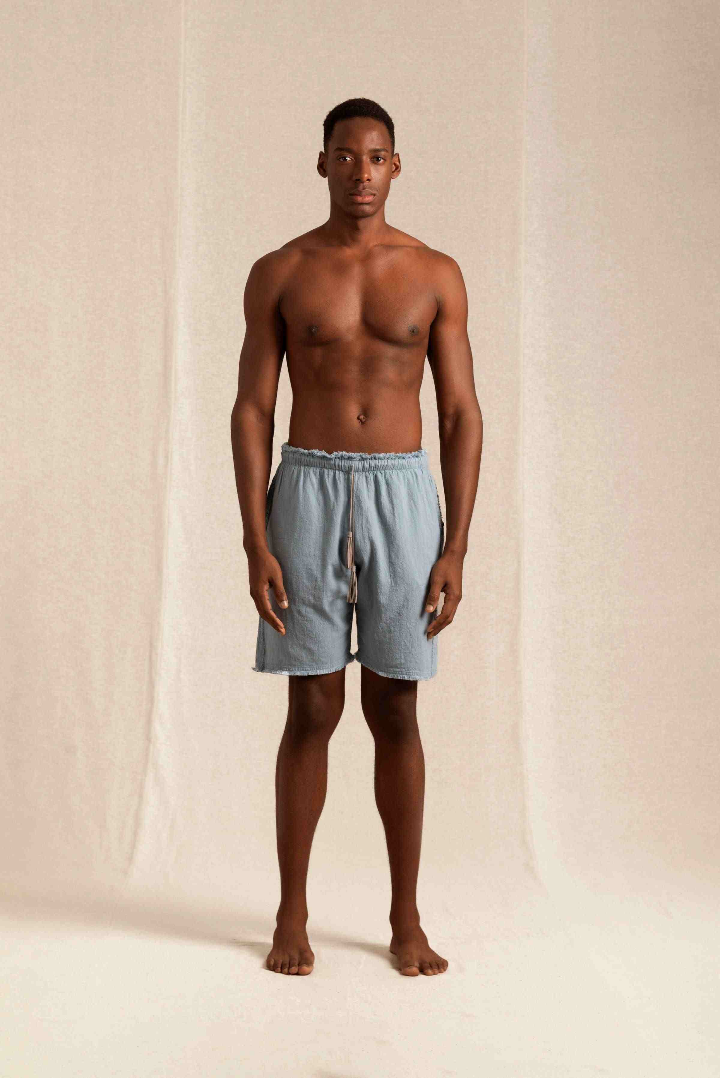 Tuub Shorts Artisanal Cotton - Blue Heaven