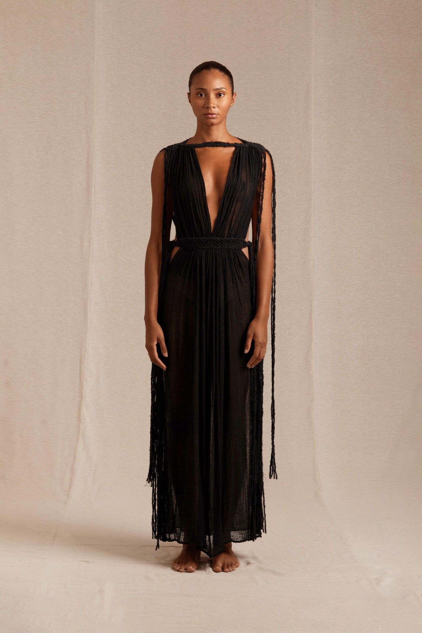 TUZ DRESS - BLACK