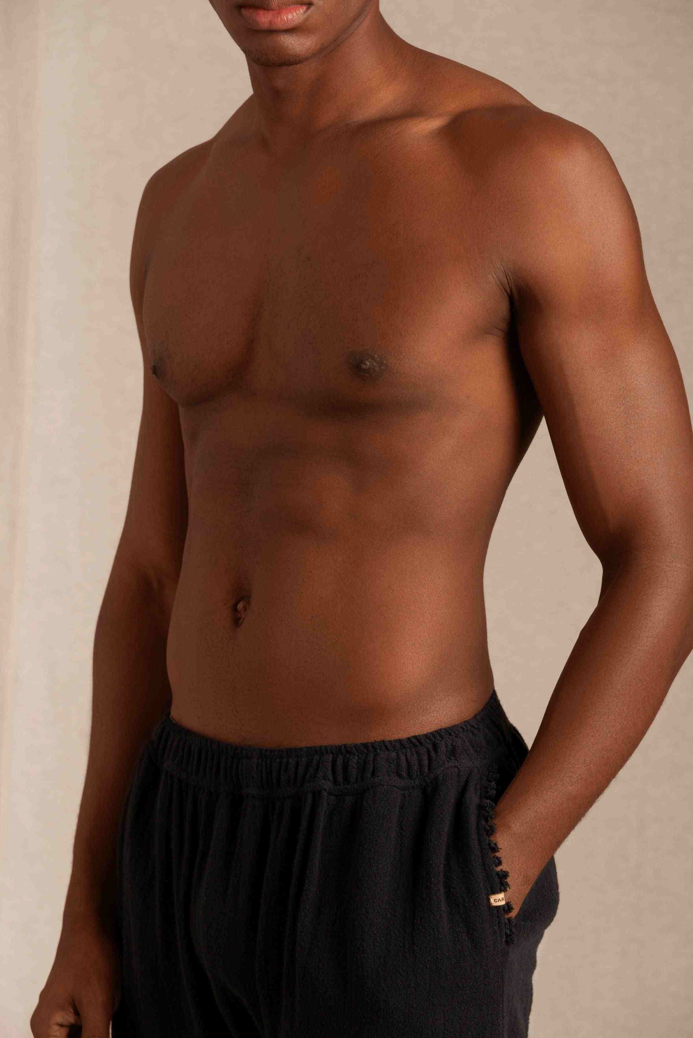 Wakun Pants Cotton Jute - Black