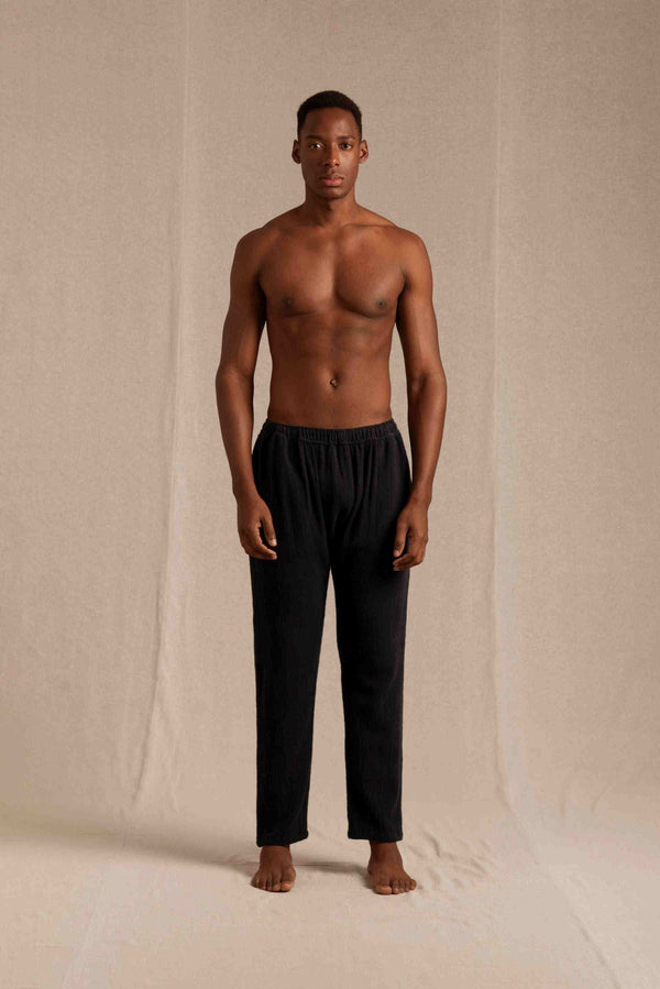 Wakun Pants Cotton Jute - Black