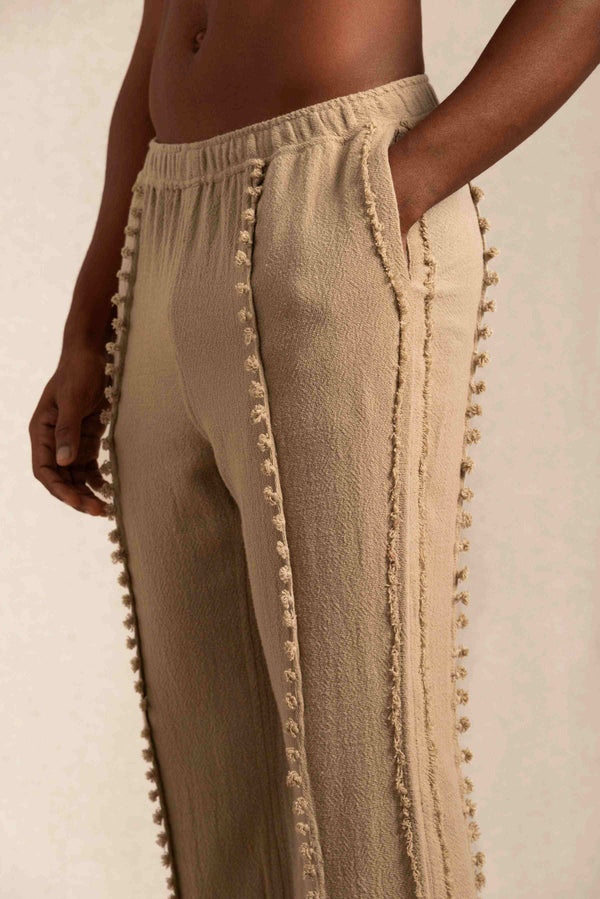 Waxim Pants Cotton Jute - Sepia
