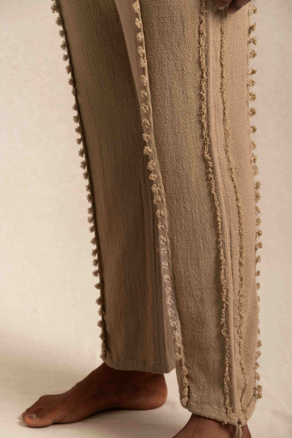 Waxim Pants Cotton Jute - Sepia