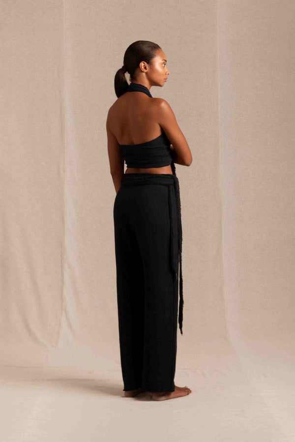 Xiyo Top Cotton Jute - Black