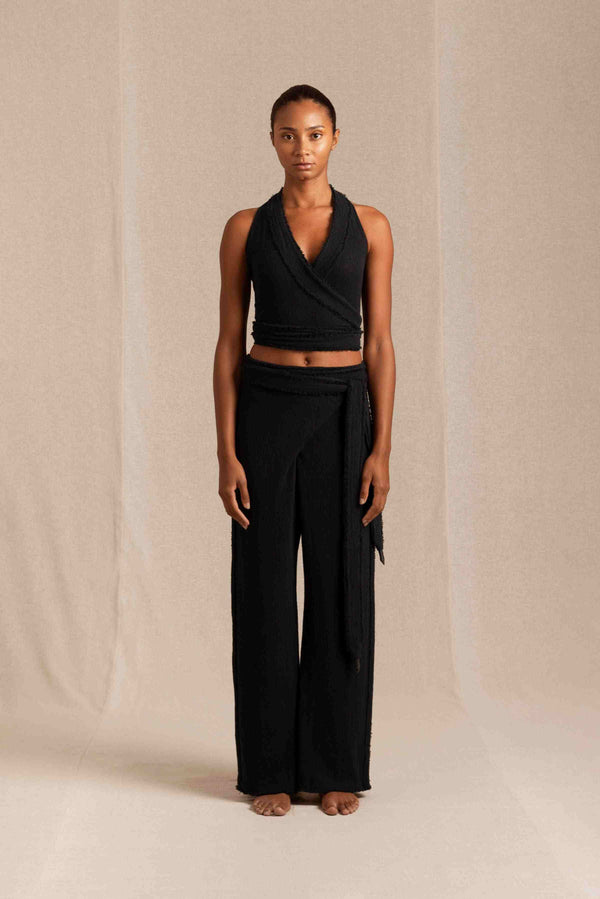 Xiyo Top Cotton Jute - Black