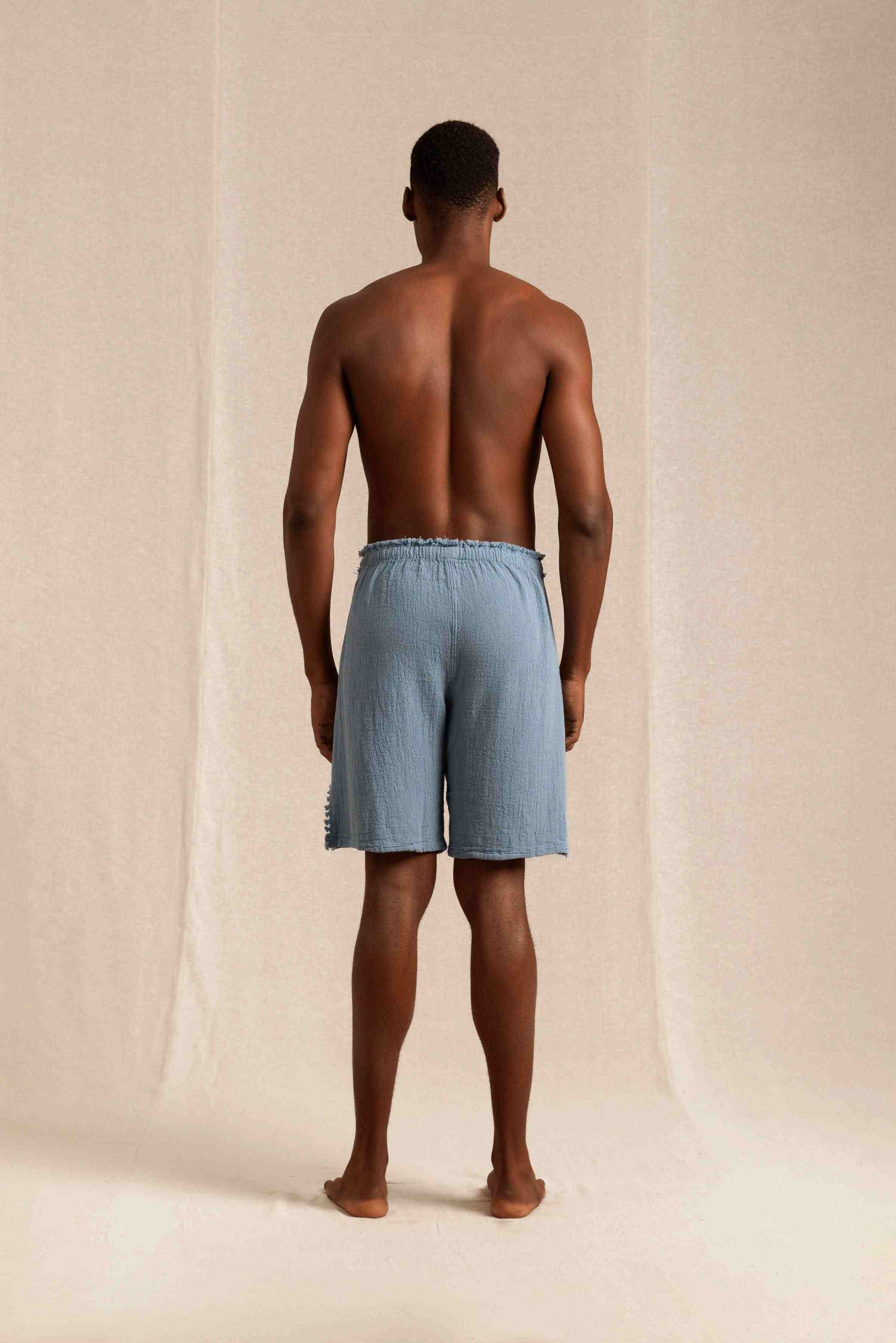 Xoloc Knots Shorts Cotton Jute - Blue Heaven