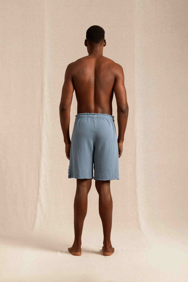 Xoloc Knots Shorts Cotton Jute - Blue Heaven