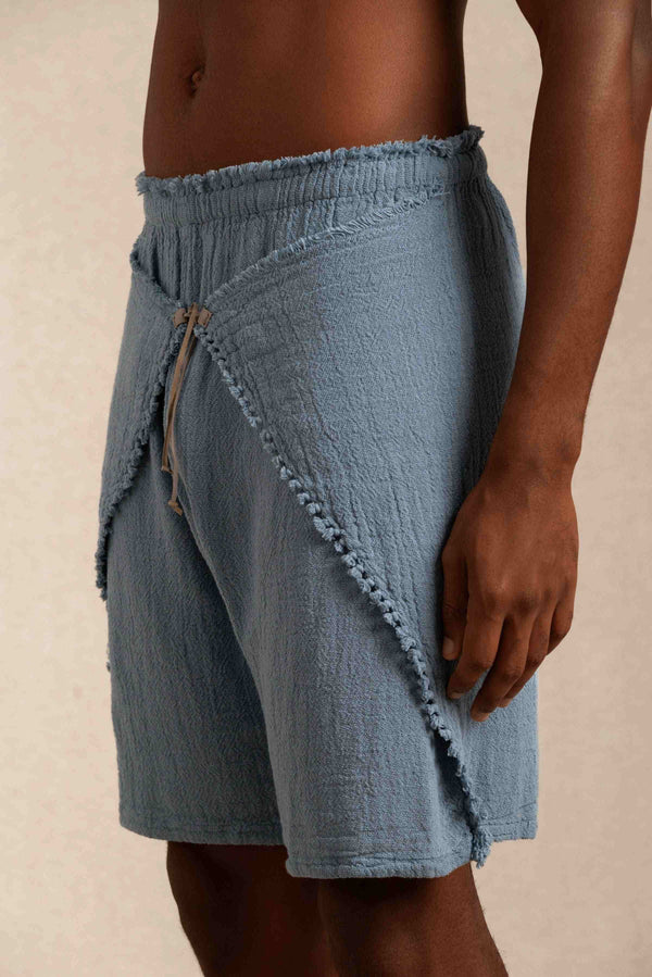 Xoloc Knots Shorts Cotton Jute - Blue Heaven