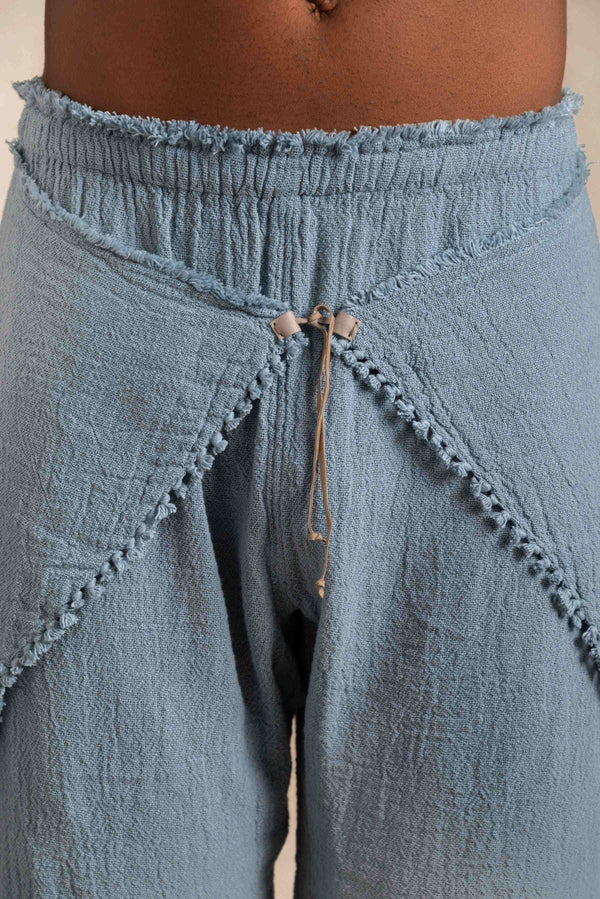 Xoloc Knots Shorts Cotton Jute - Blue Heaven