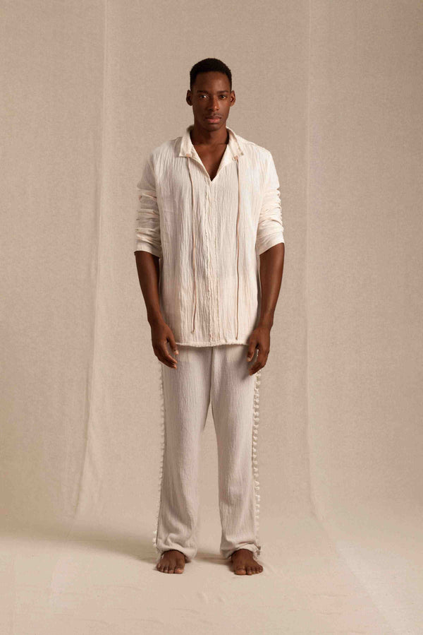 Haab Pants Cotton Jute - Natural