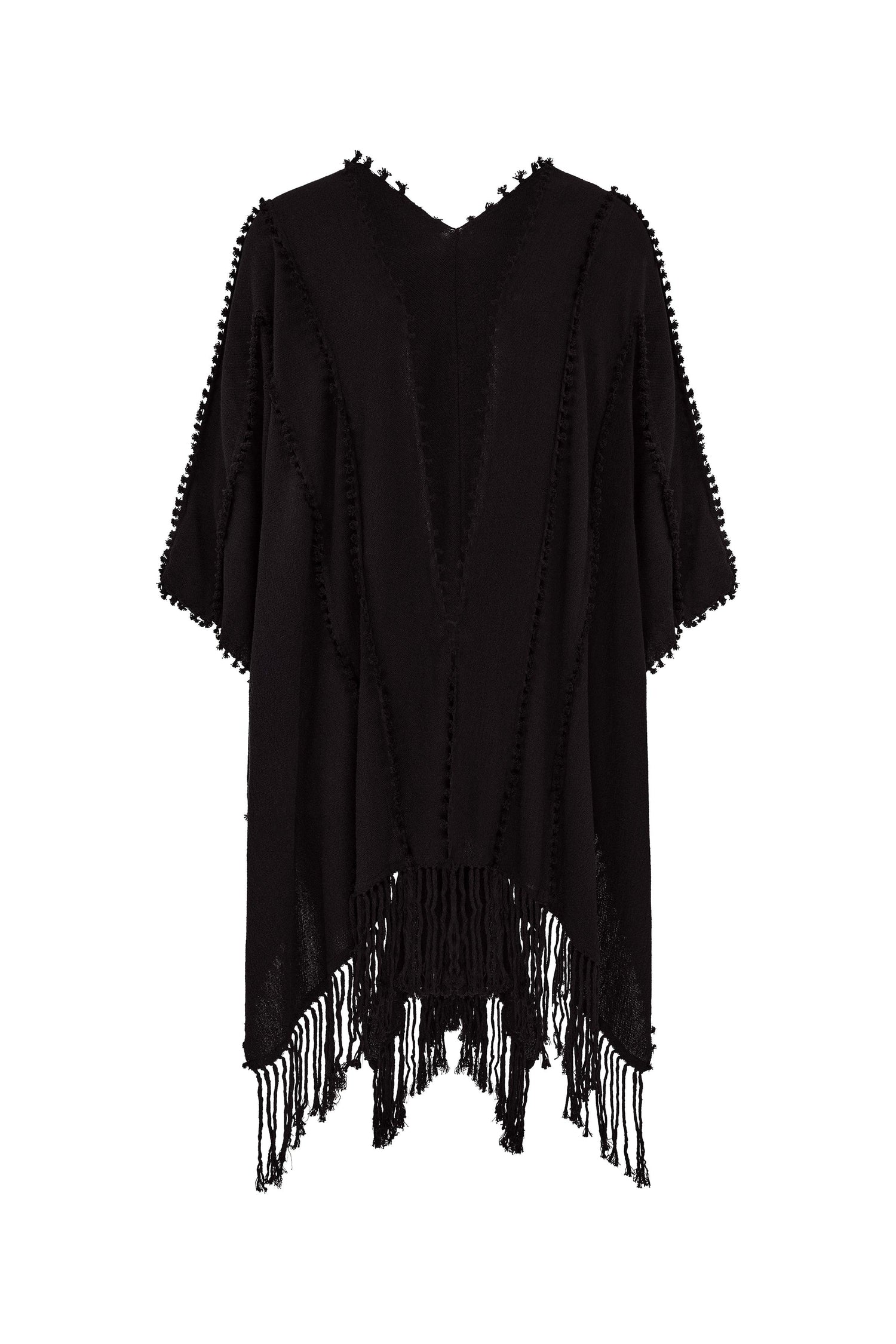 YALCHEN KNOTS CAPE - BLACK Product Image