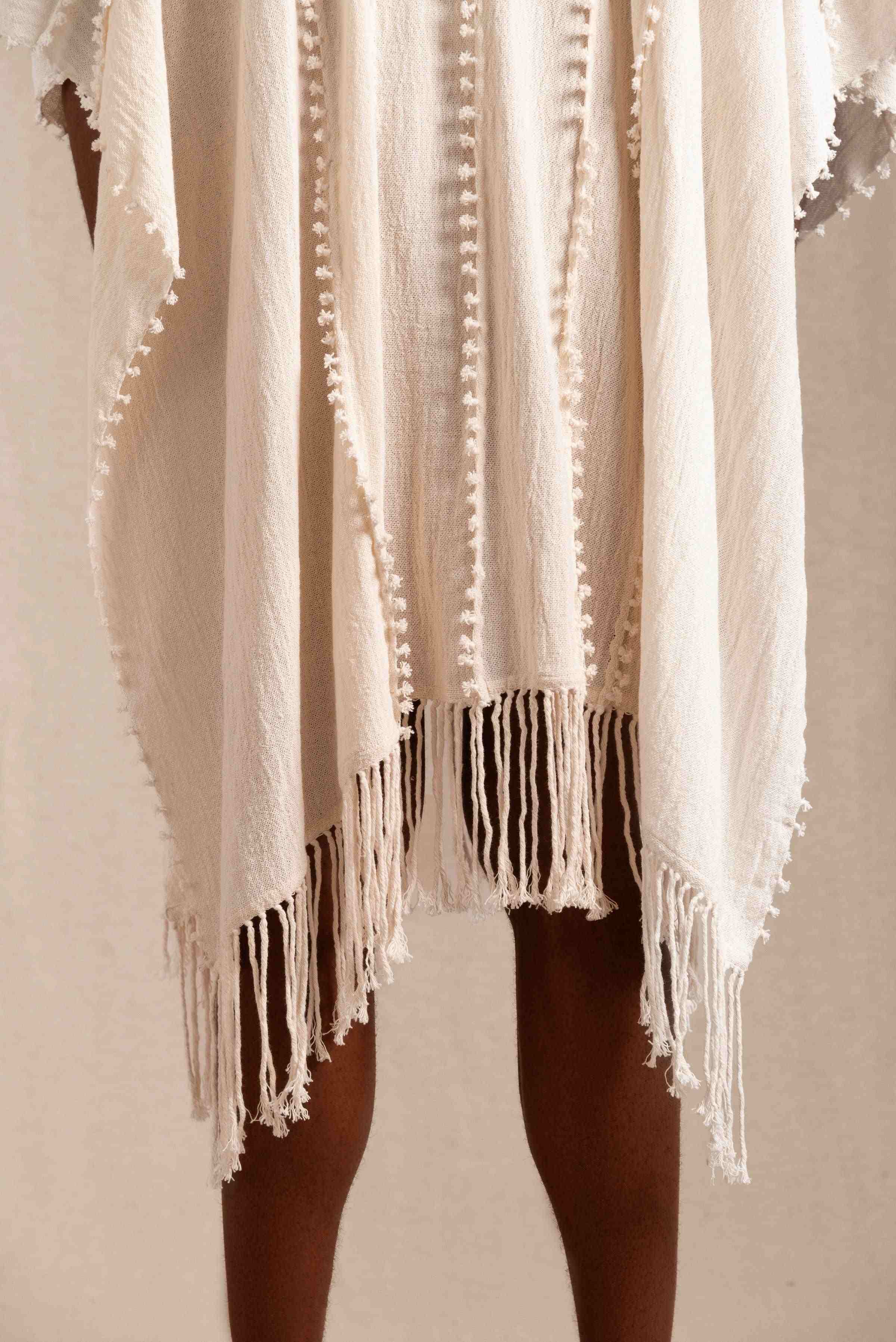 YALCHEN KNOTS CAPE - NATURAL