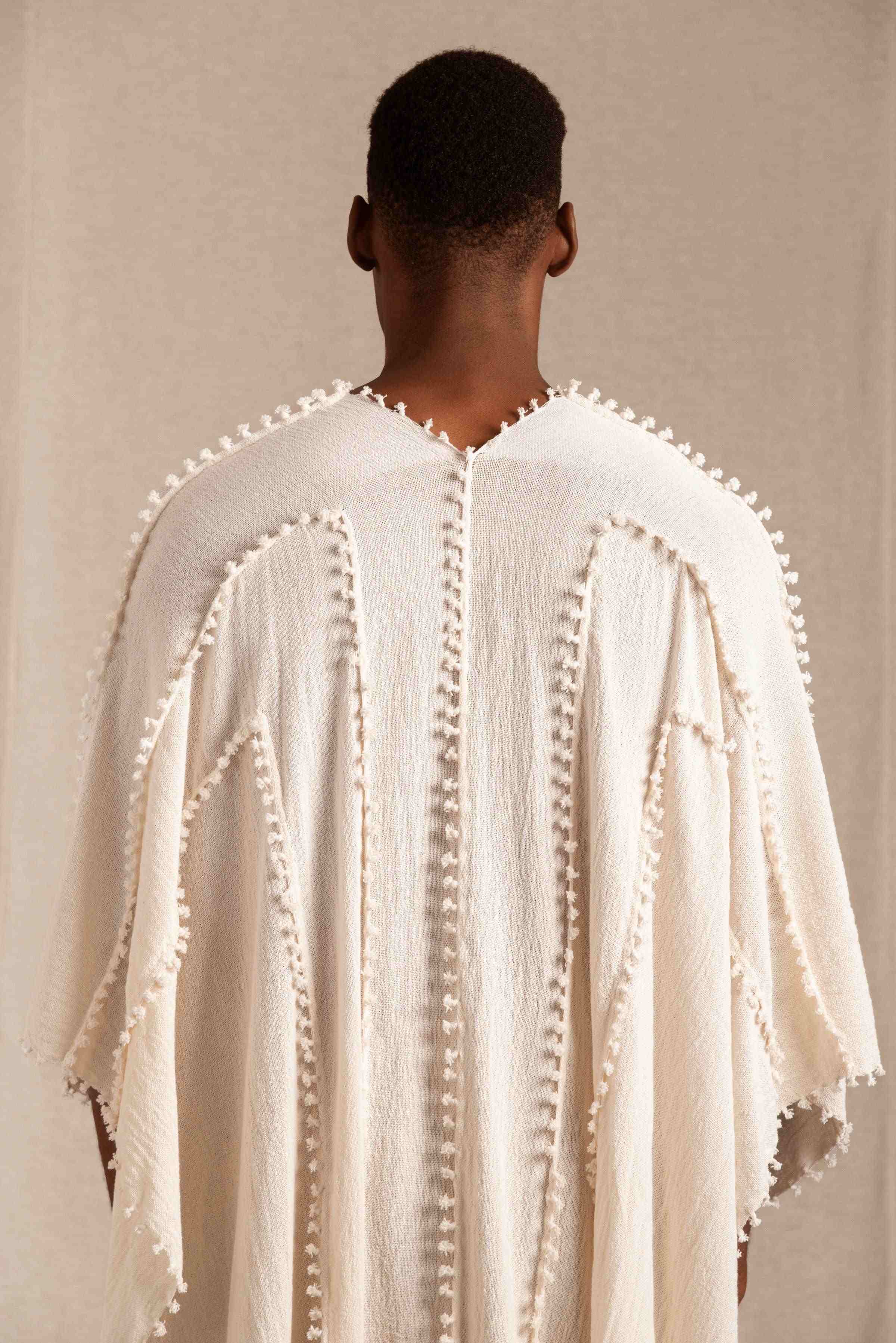 YALCHEN KNOTS CAPE - NATURAL