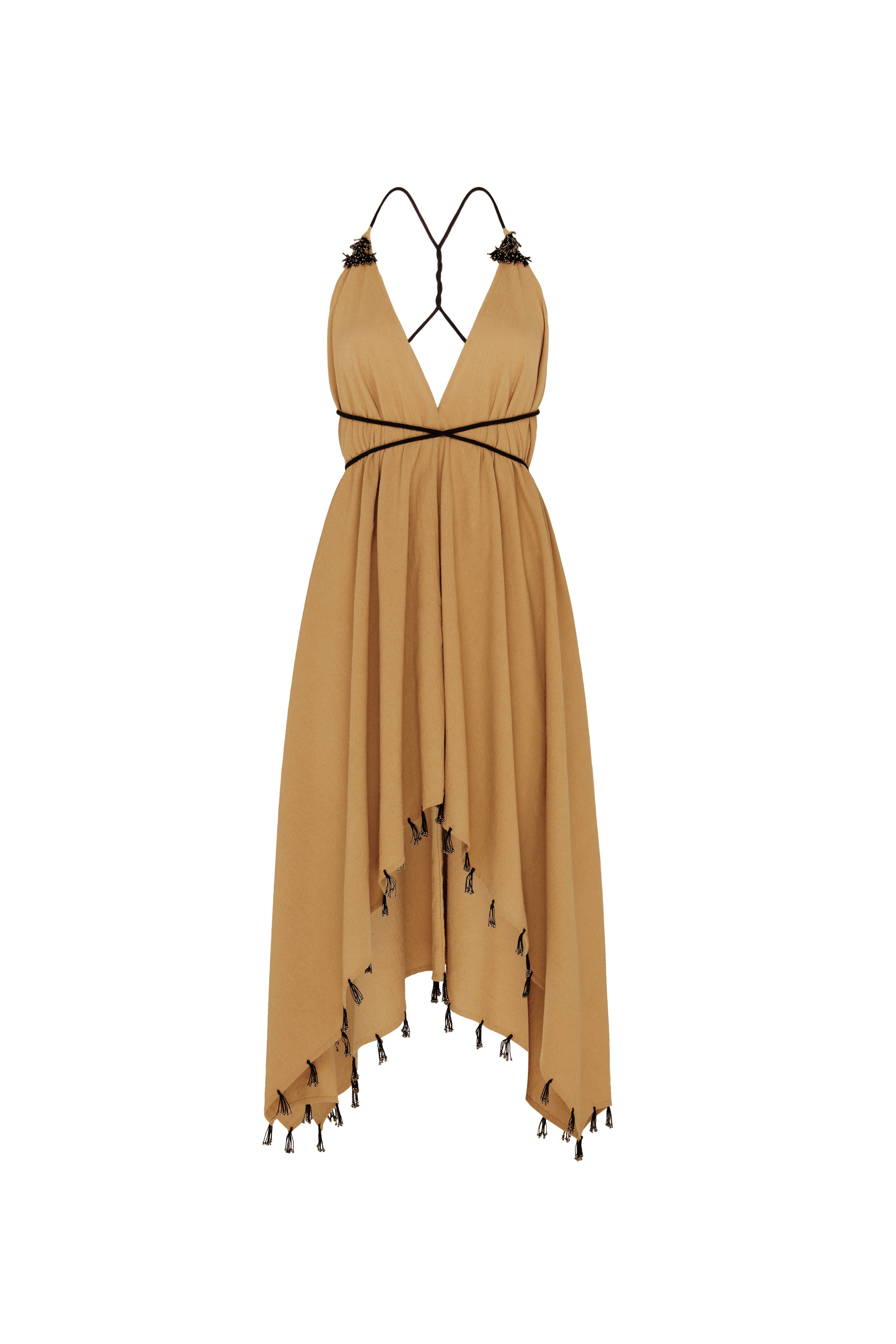 AAKLIX DRESS - SEPIA