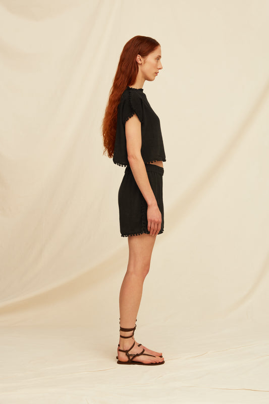 SOOJ SHORTS - BLACK