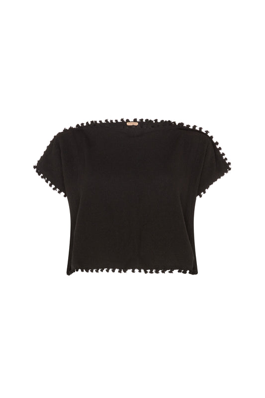 ACAXHA TOP - BLACK