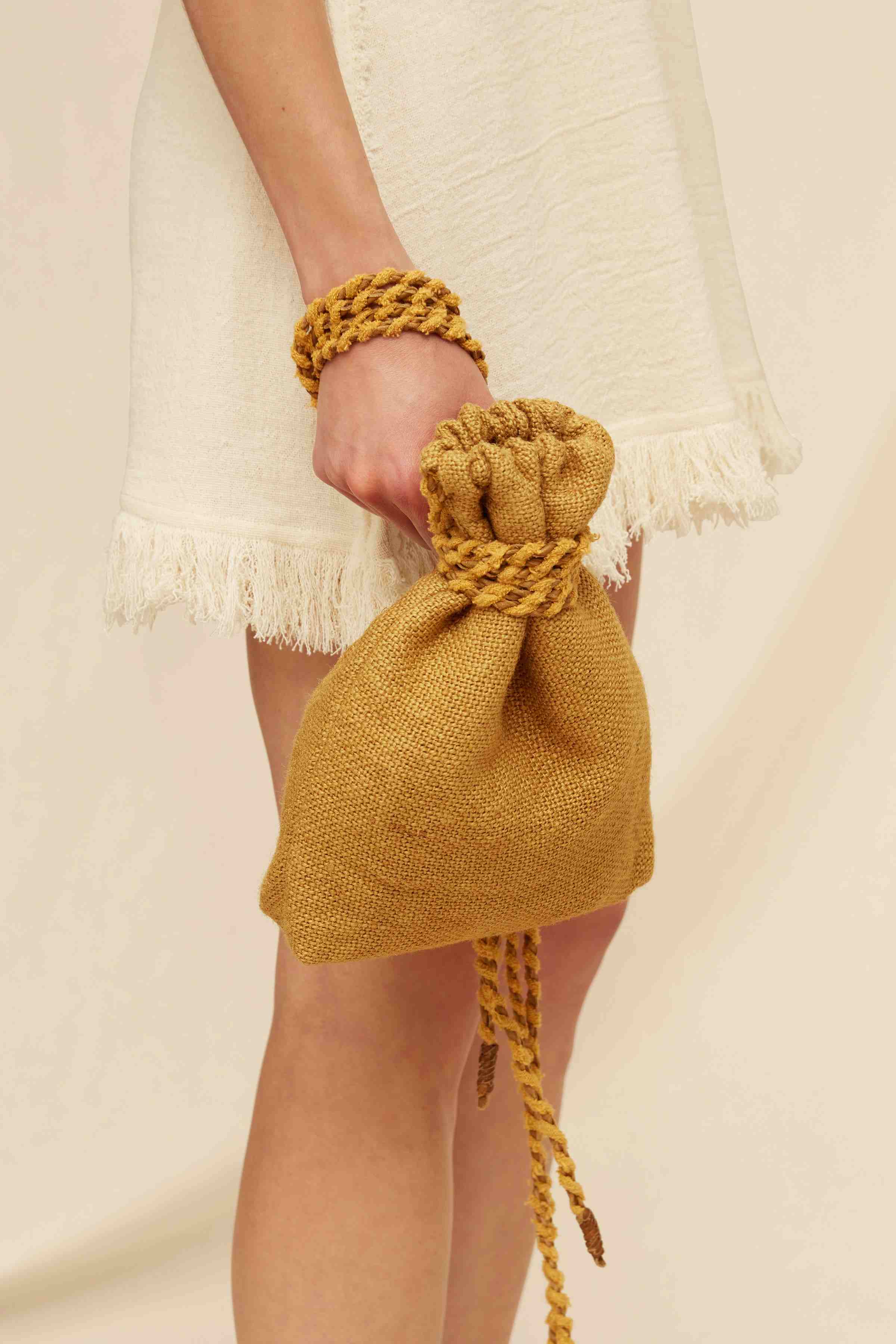 Beelja Bag Jute - Mustard