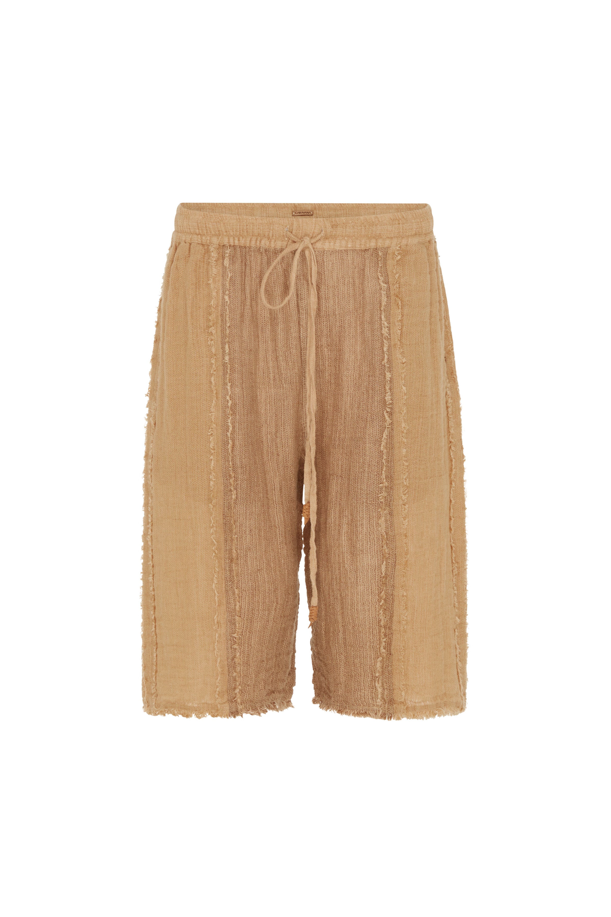 BEXNI LINES SHORTS - TAUPE / CLAY