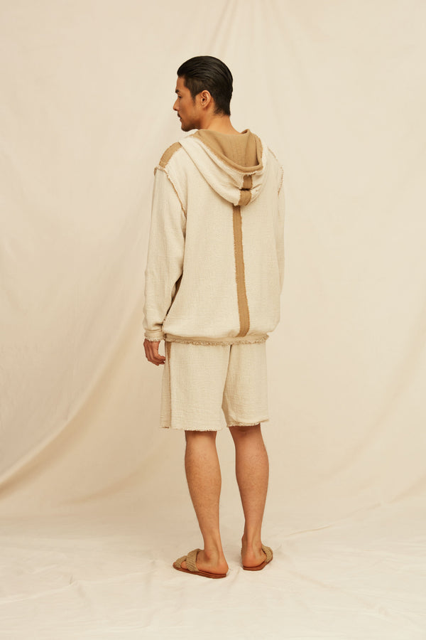 Chakatu Shirt Cotton Jute - Natural / Sepia