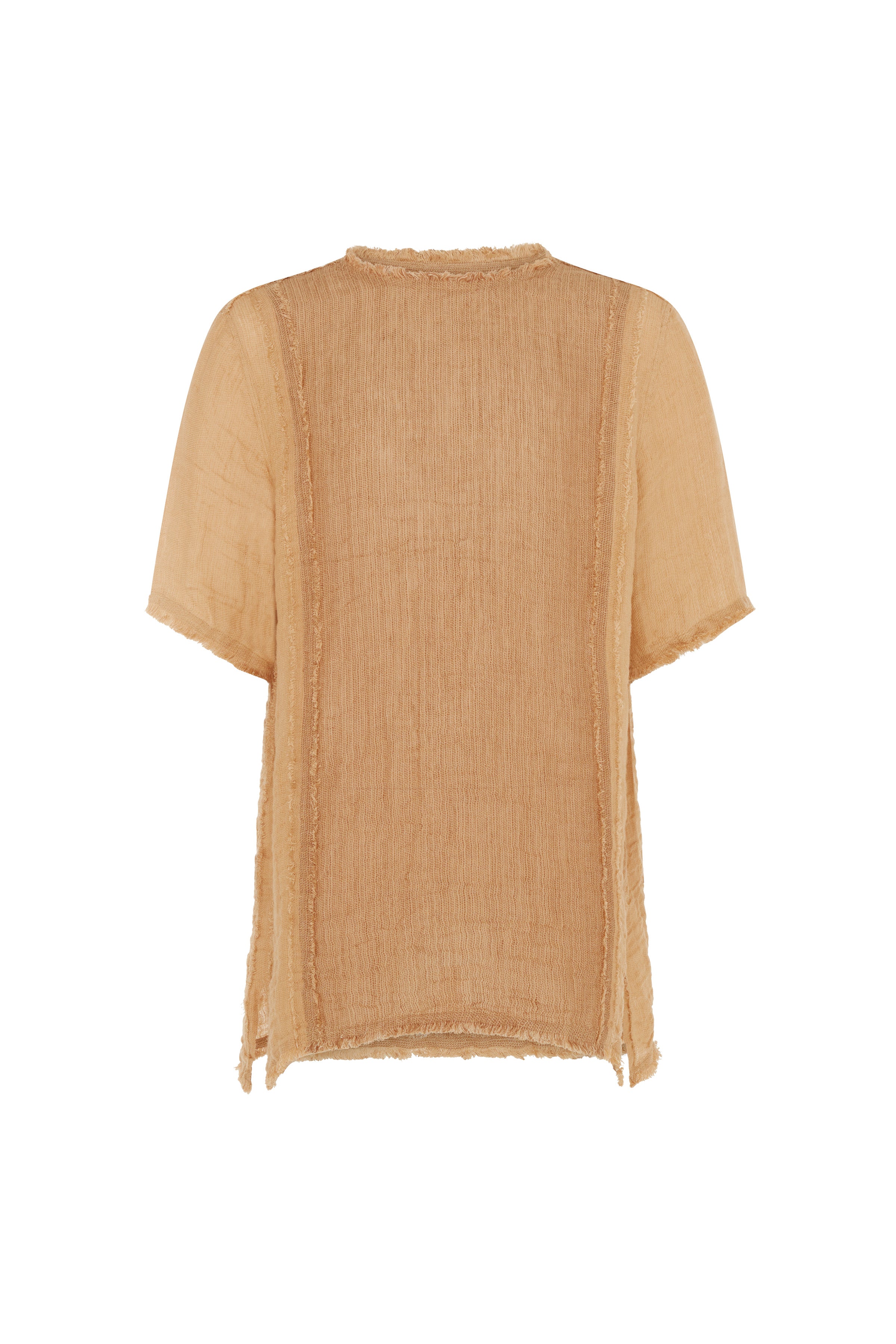 DAMONI LINES SHIRT - TAUPE / CLAY