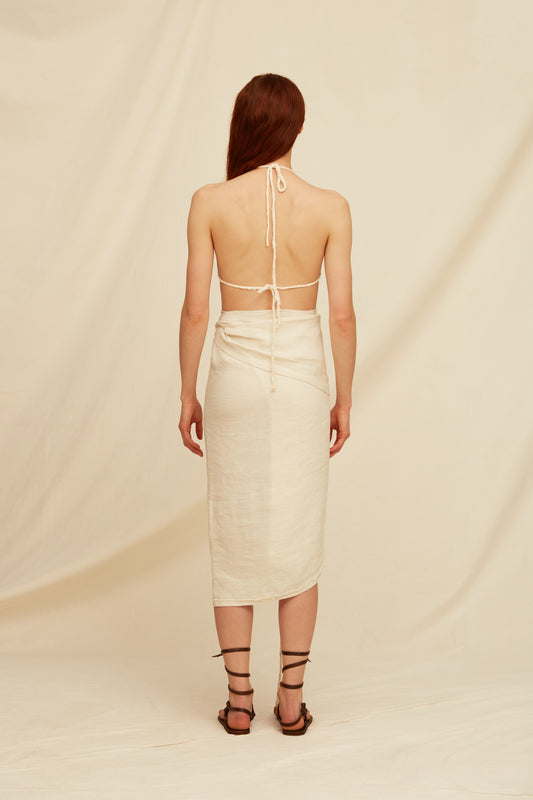 EVINCHUI SKIRT - BONE