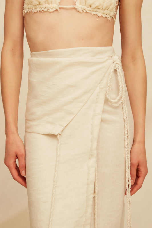 EVINCHUI SKIRT - BONE