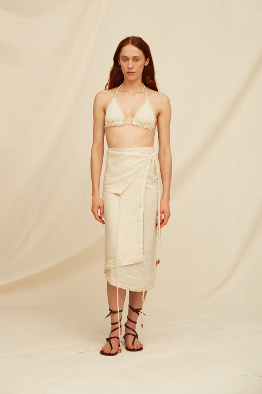 EVINCHUI SKIRT - BONE
